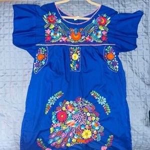 Hand Embroidered Fiesta Dress